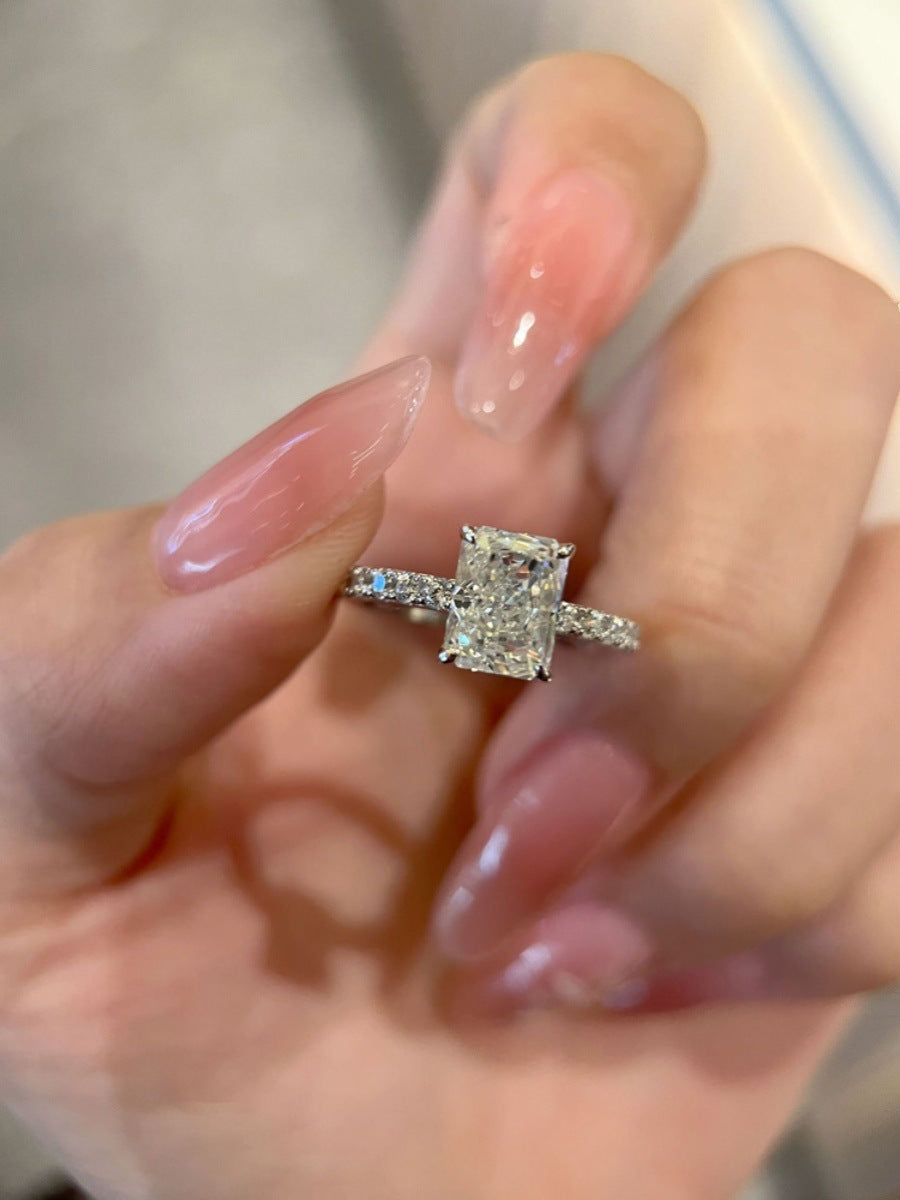 3 Karat Cultivate High Carbon Diamond Adjustable Ring