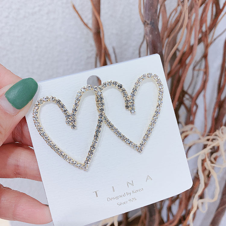 Earrings Stud Earrings Personality Tassel Wild Long Silver Pin Earrings