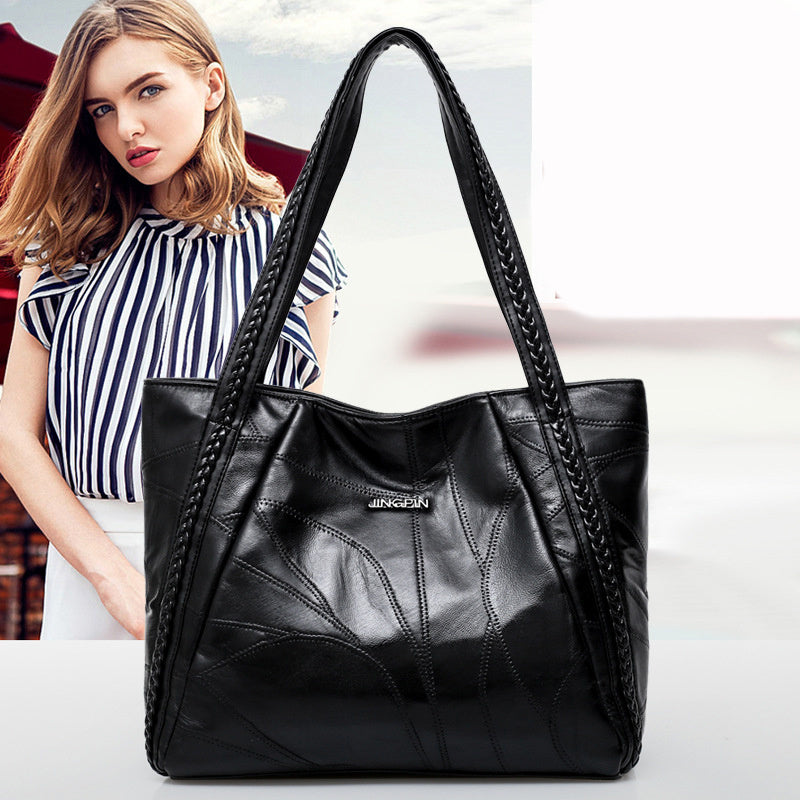 Women's leather handbag