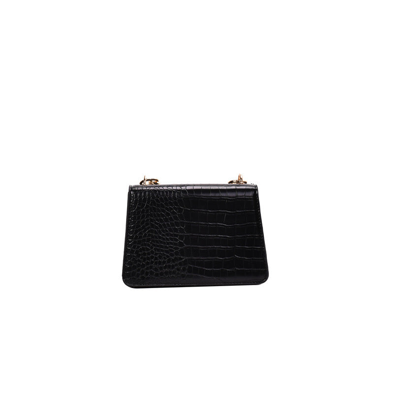 Alligator chain crossbody bag