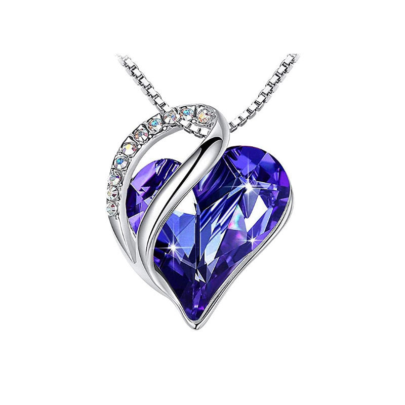 New Hot Sell Heart Shaped Crystal Pendant