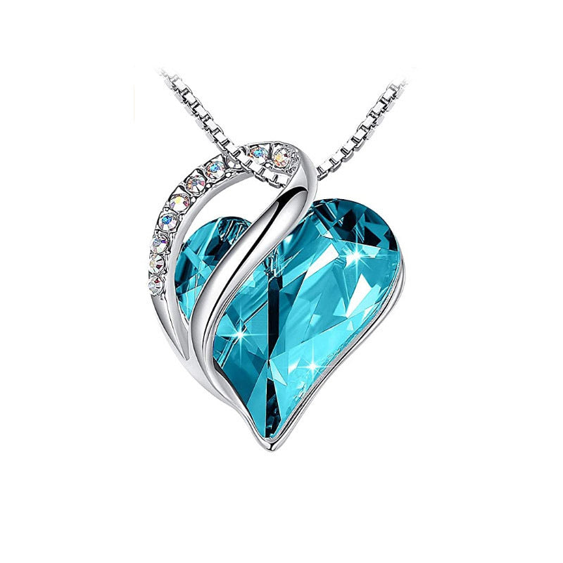 New Hot Sell Heart Shaped Crystal Pendant