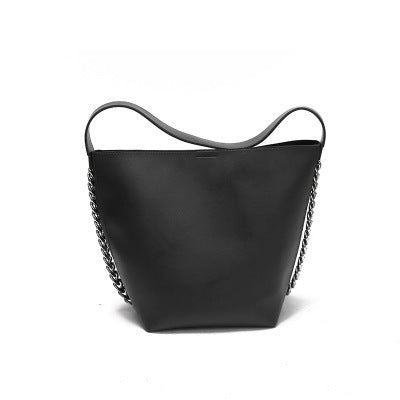 Simple son and mother bucket bag