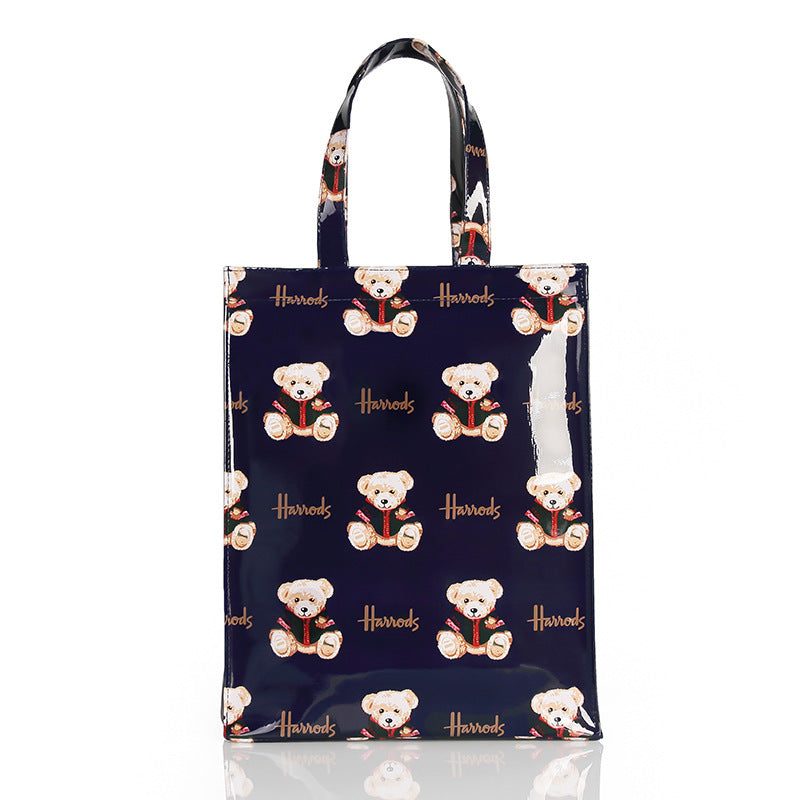 Letter printed handbag