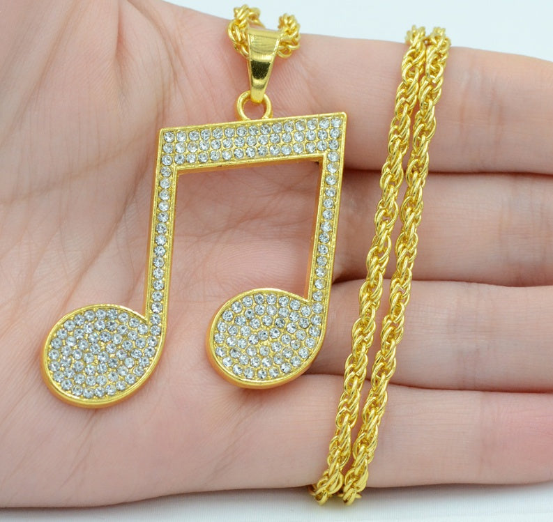 Note necklace pendant