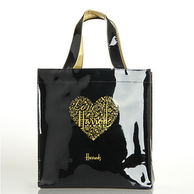 Letter printed handbag