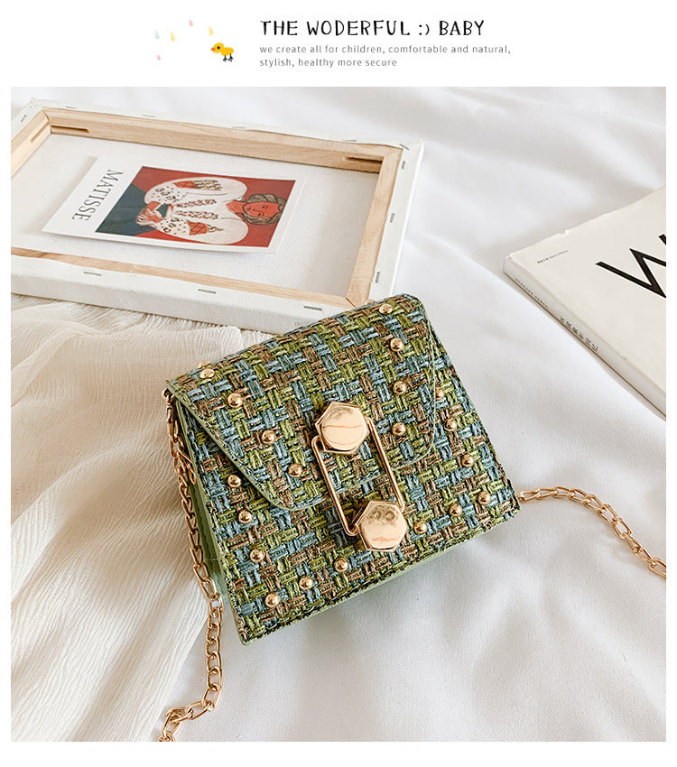Woolen crossbody bag