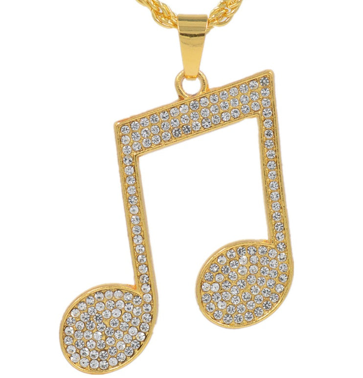 Note necklace pendant