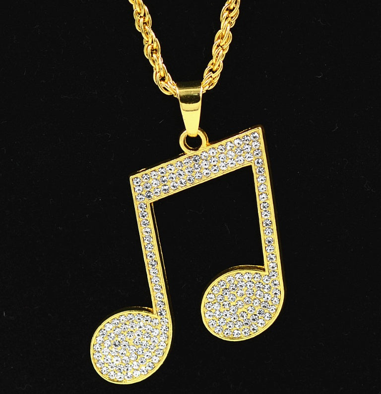 Note necklace pendant