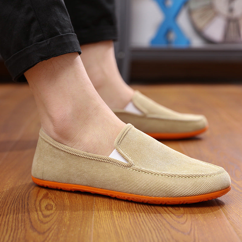 Breathable Single Shoes Soft Sole Flat-Heel Loafers
