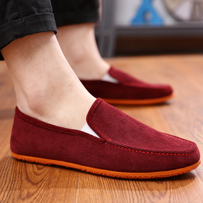 Breathable Single Shoes Soft Sole Flat-Heel Loafers