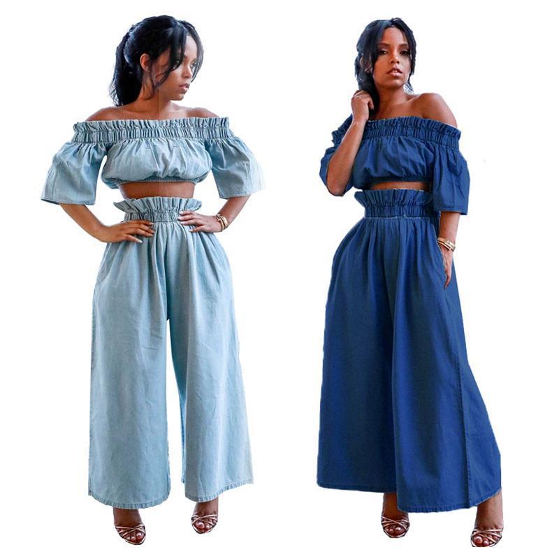 VAZN WYM1940 Solid A line Colorful Skinny Short Sleeve Long Pants Summer Women Casual 2Piece Two Fashion Bodycon Women Set