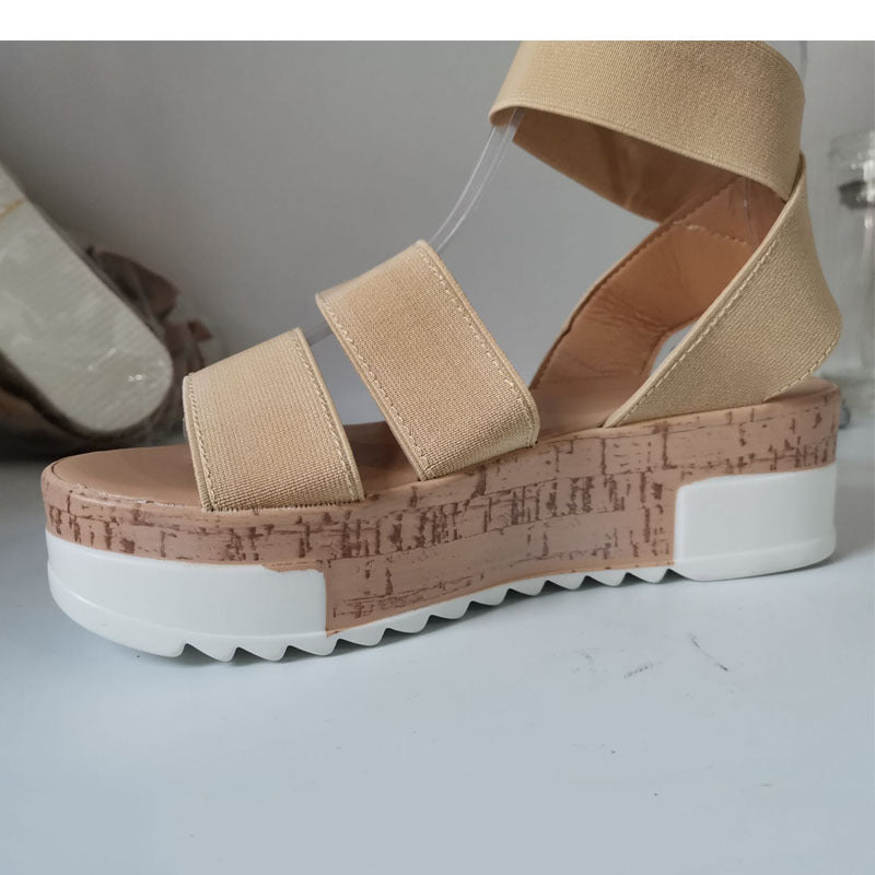 Wedge Heel Roman Tide Shoes Women's Shoes Plus Size