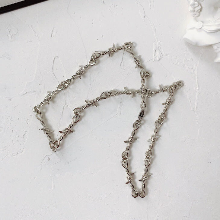 Fashion Thorns Small Thorn Chain Collar Bracelet