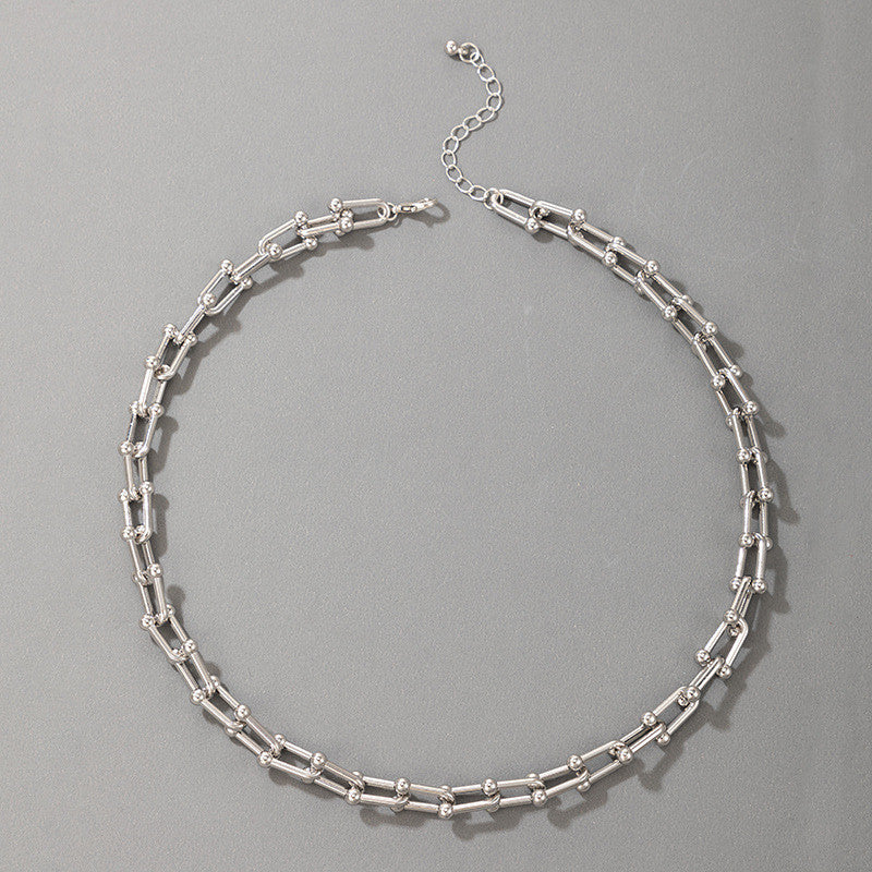 Simple and Fashionable Necklace Personalized Thick Chain Necklace