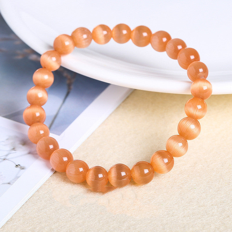 Opal Bracelet Simple Single Circle Diy Jade Bracelet Unisex