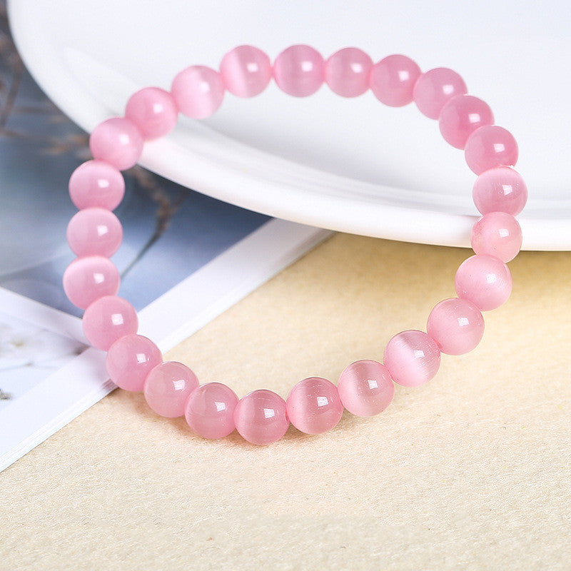 Opal Bracelet Simple Single Circle Diy Jade Bracelet Unisex