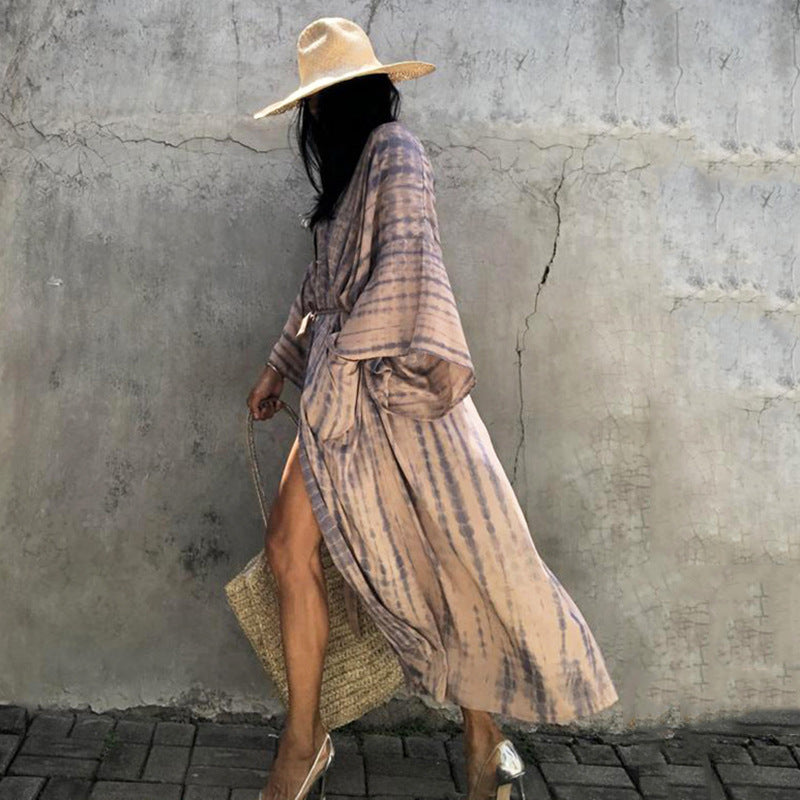 Swimsuit Outwear Cardigan Sun Protection Clothing Vacation Skirt