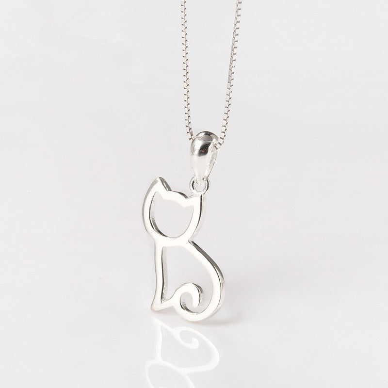 Korean sweet cat necklace simple necklace