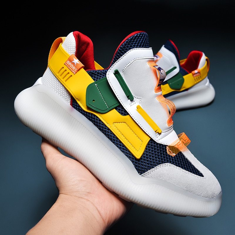 Breathable soft mesh sports casual shoes