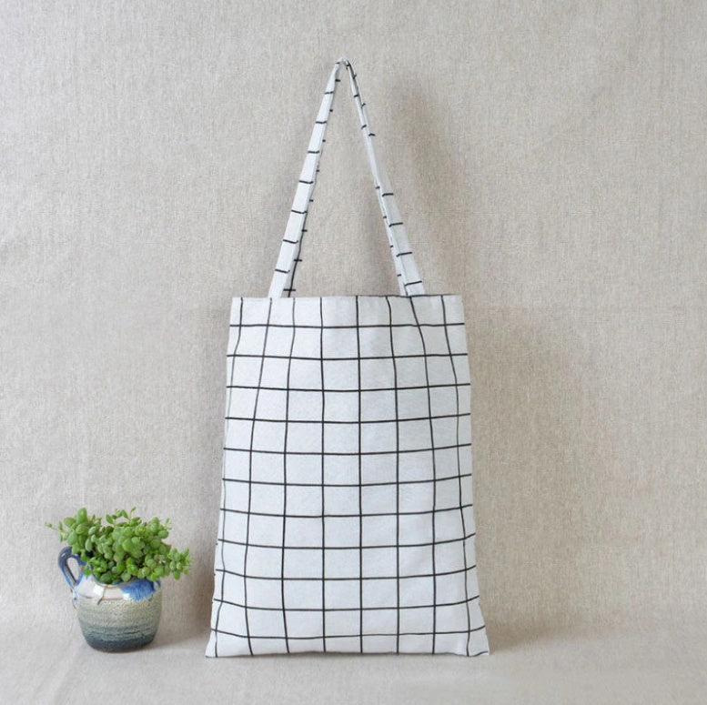 Cotton linen bag tote