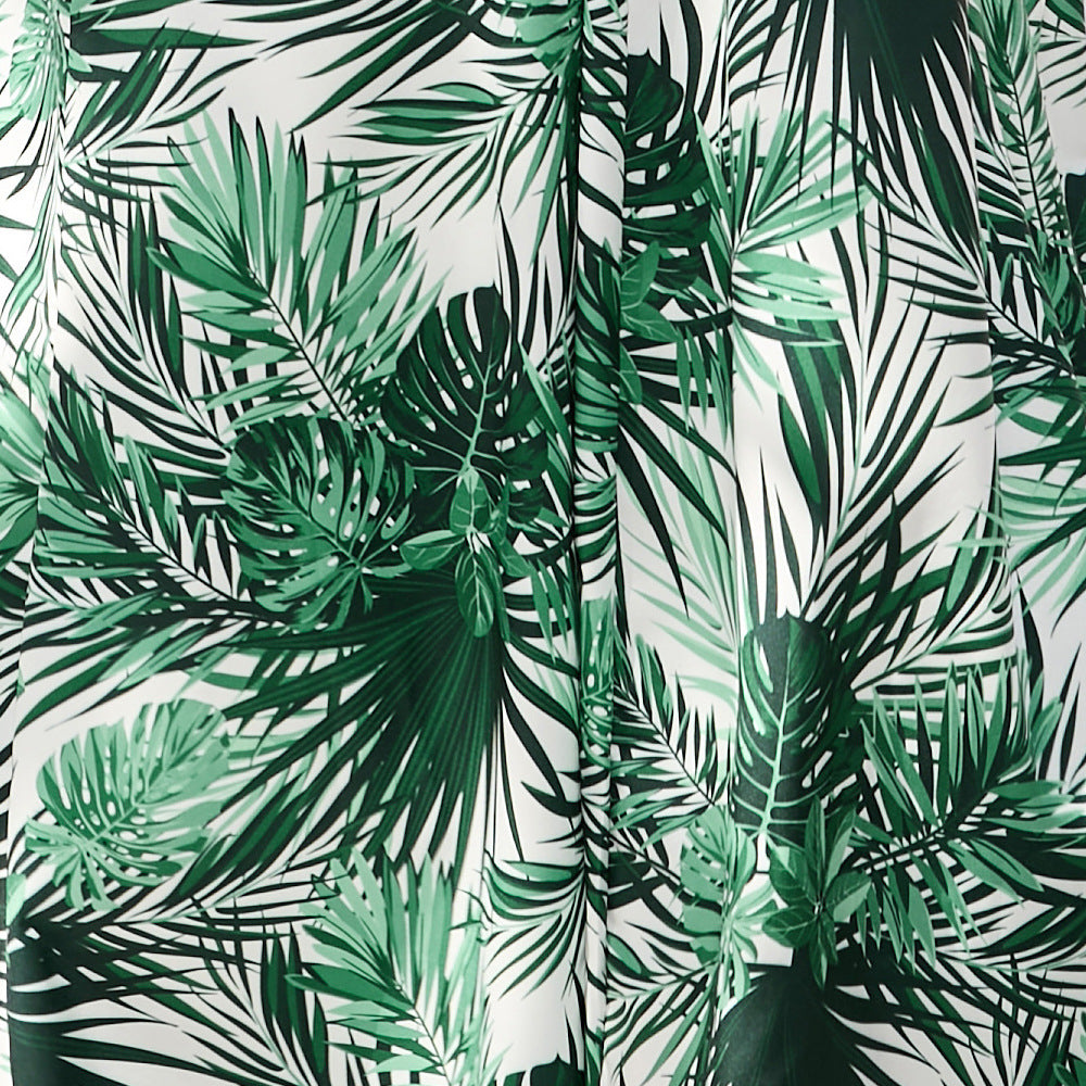 Women's Printed Waist-controlled Mid-length Sling Dress