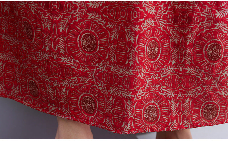 Women's Plus Size Print Short Sleeve Dress