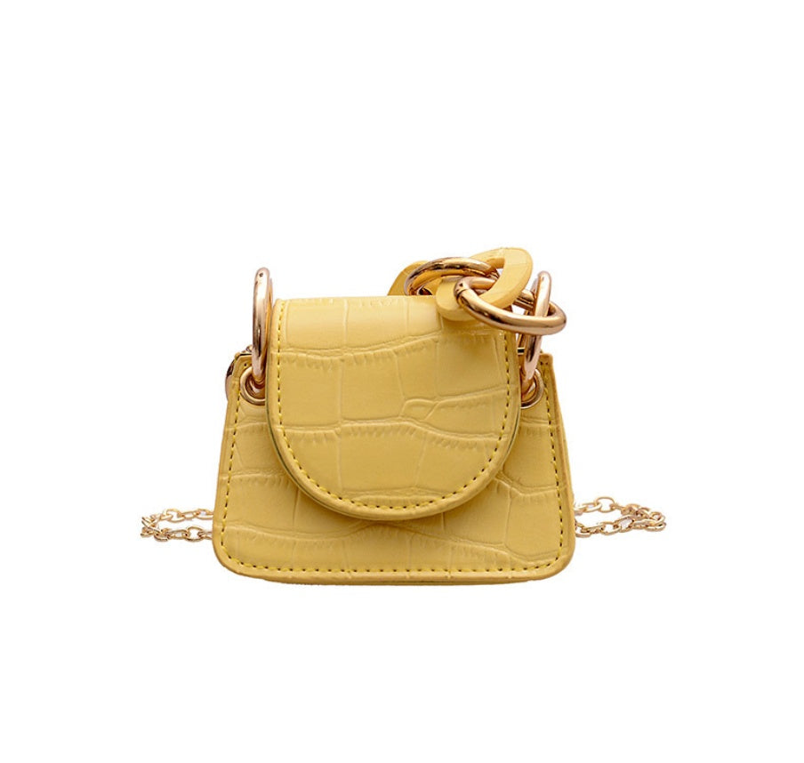 Crossbody shoulder bag small square bag