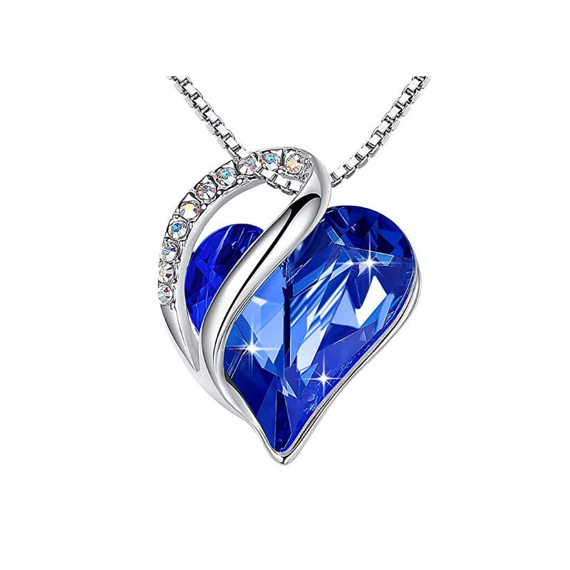 New Hot Sell Heart Shaped Crystal Pendant