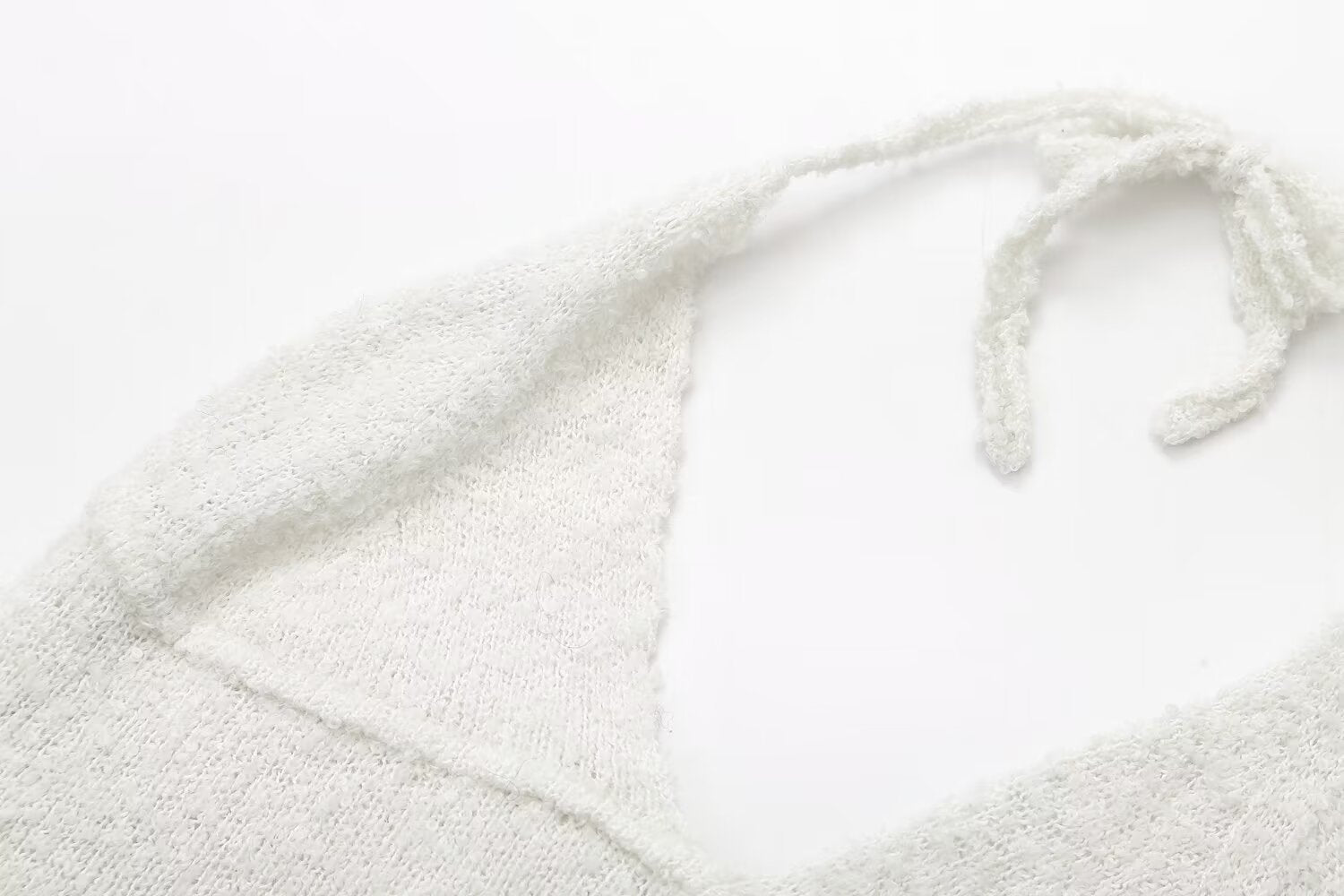 Design Sling Short Knitted Vest High Waist Half-length