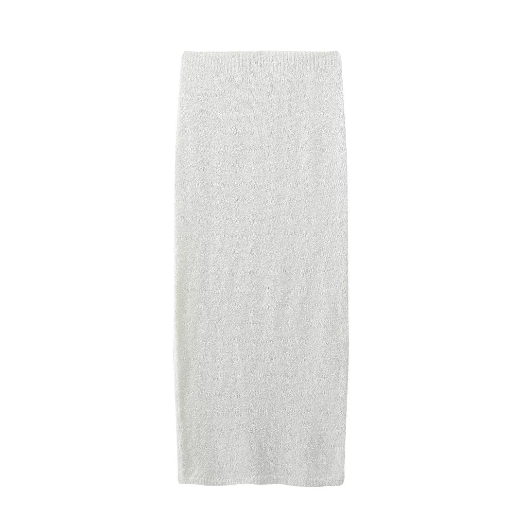 Design Sling Short Knitted Vest High Waist Half-length