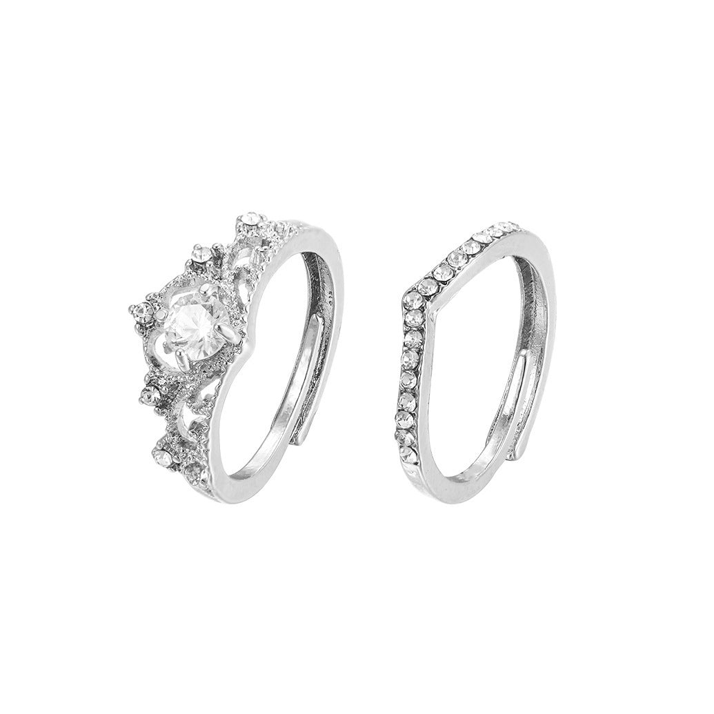 2-piece Ins Style Simple Index Finger Ring