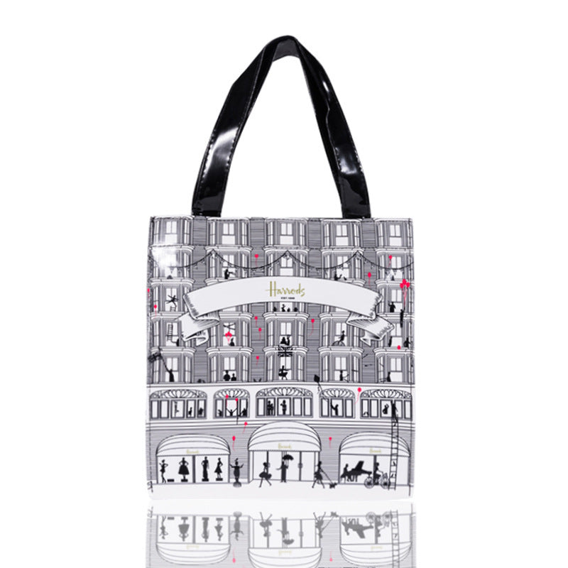 Letter printed handbag