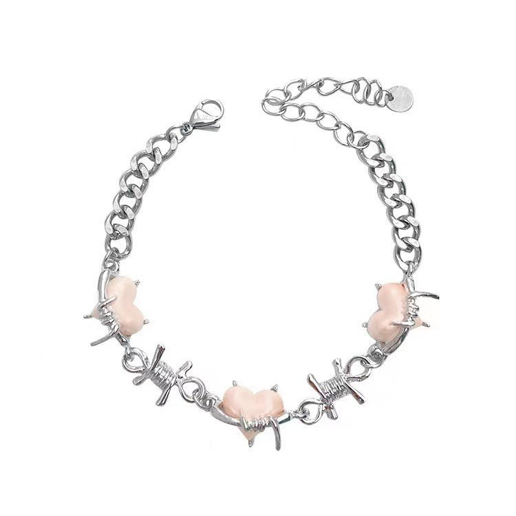 Sweet Cool Thorn Heart Necklace For Women