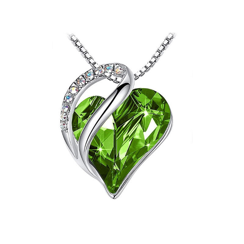 New Hot Sell Heart Shaped Crystal Pendant