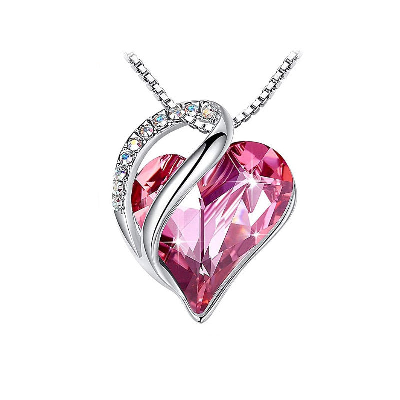 New Hot Sell Heart Shaped Crystal Pendant