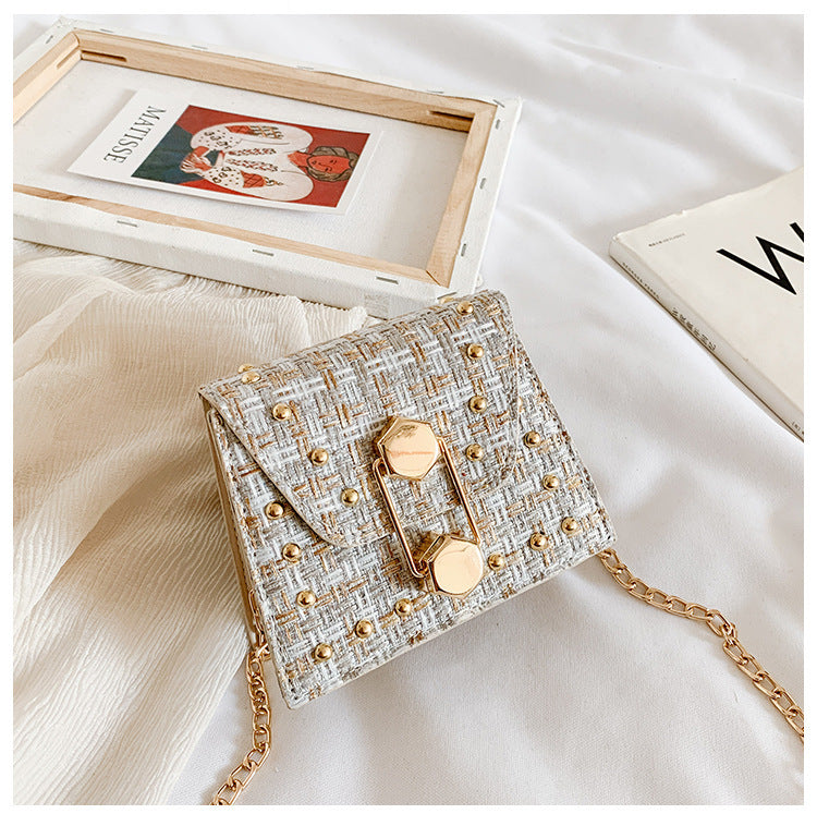 Woolen crossbody bag