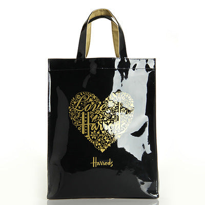 Letter printed handbag