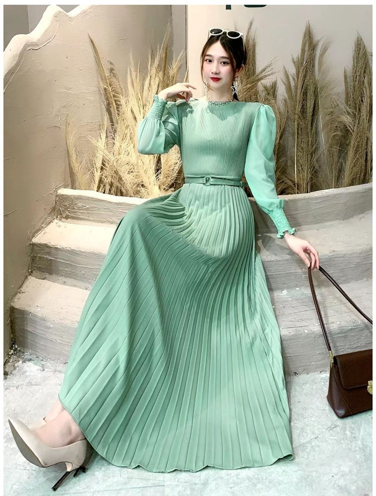 Spring New French Dress Long