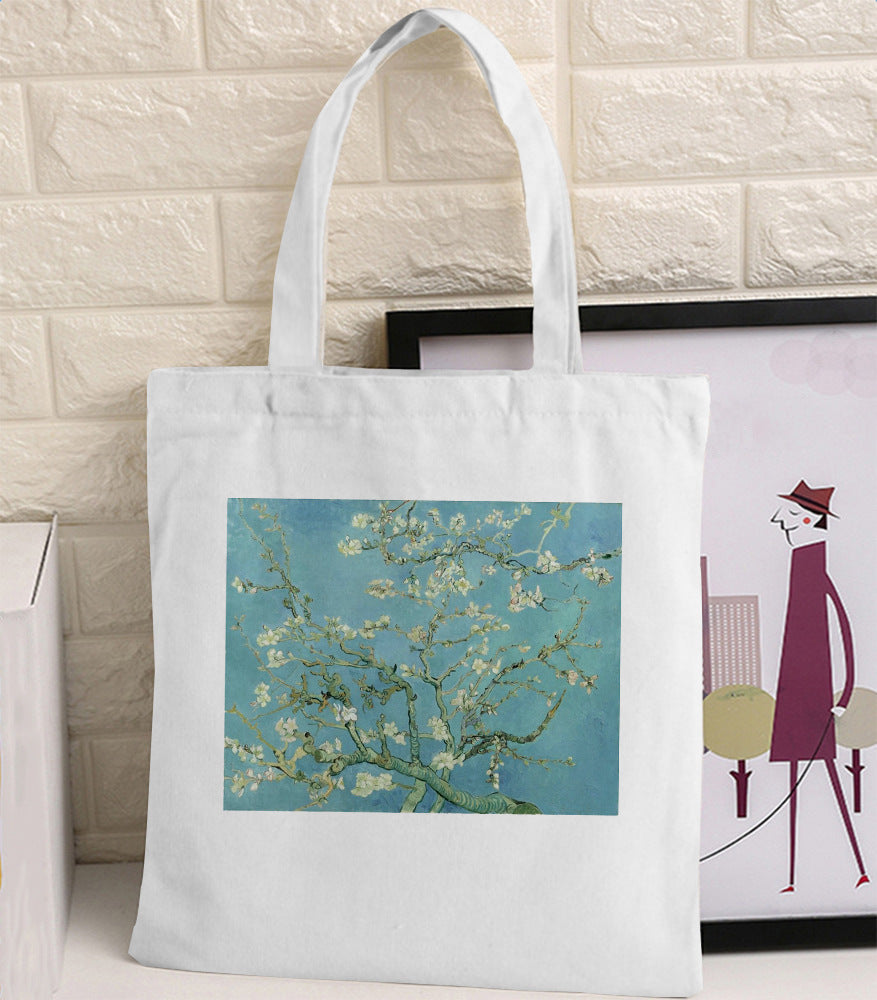 Van Gogh Oil Painting Retro Print Canvas Bag