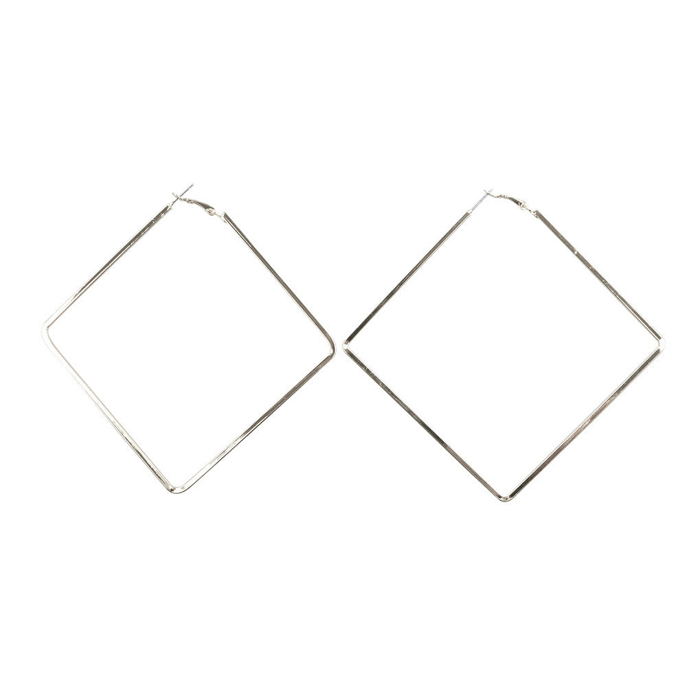 Earrings Women's Geometric Diamond Earrings