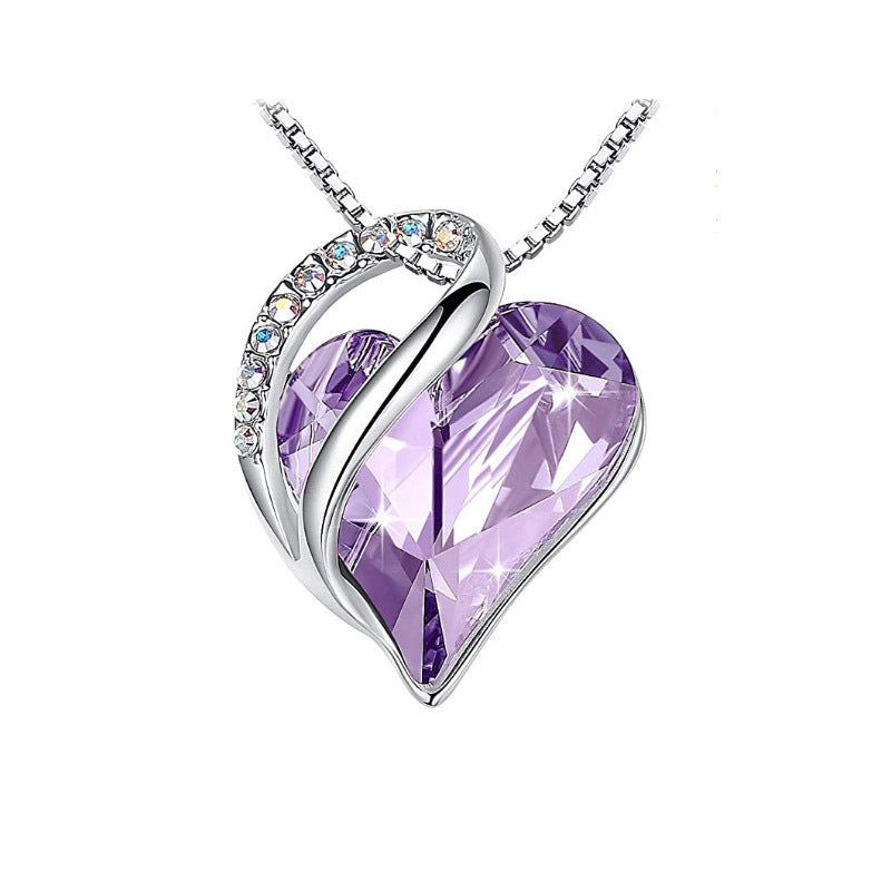 New Hot Sell Heart Shaped Crystal Pendant