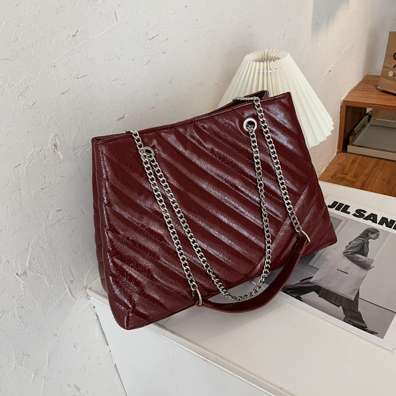 Chain shoulder bag crossbody all-match tote bag