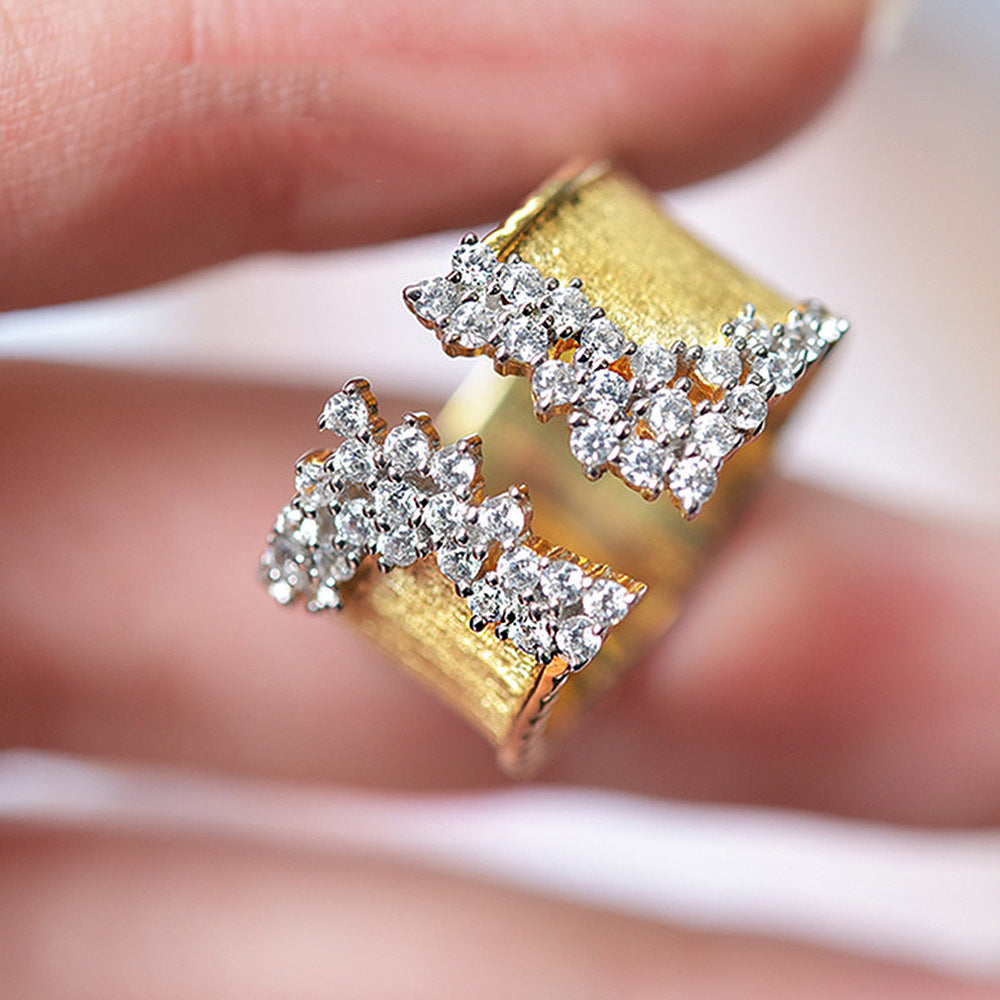 Women's Luxury Micro Set Zircon Ring