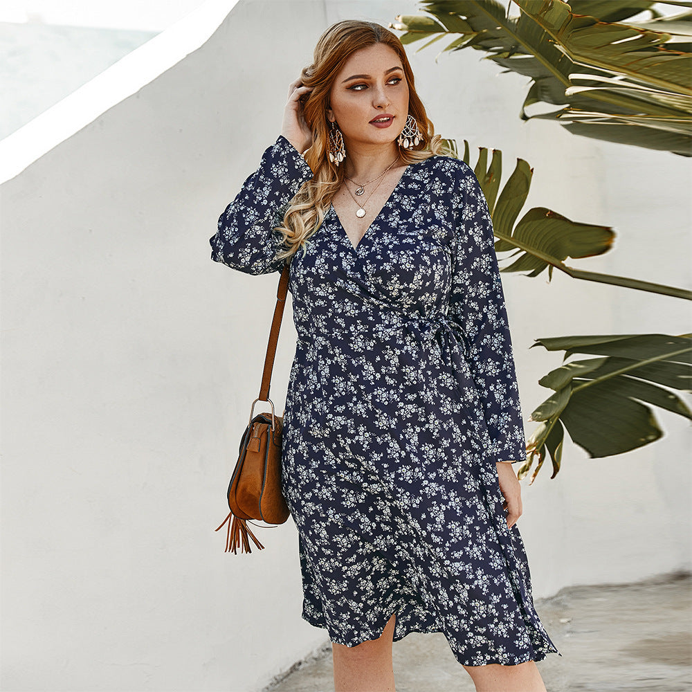 Spring / Summer new small floral dress