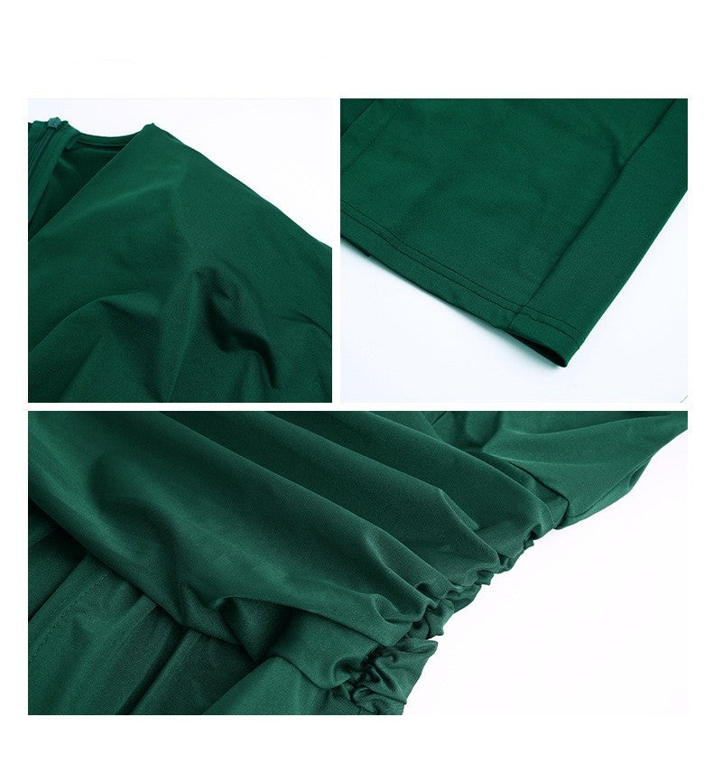 Women's High Waist Slit Long Dress