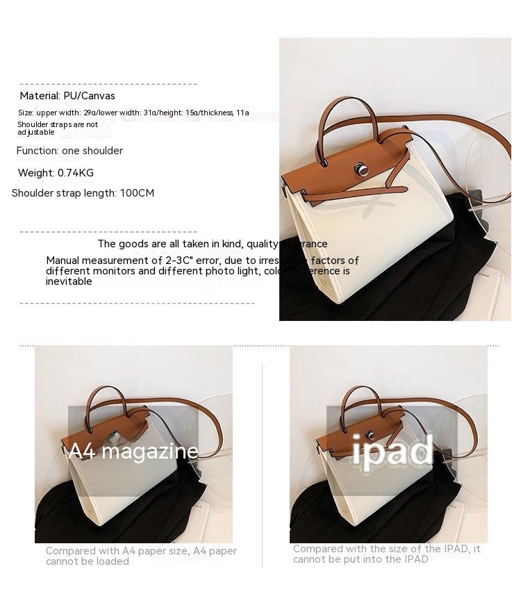 Large Capacity Simple Tote Bag