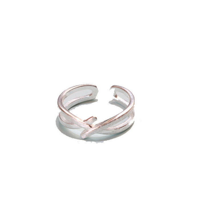 Bow line men's and women's rings