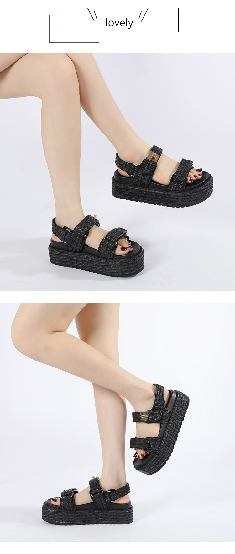 Women's Summer Open Toed Woven Hollowed Flat Sandals