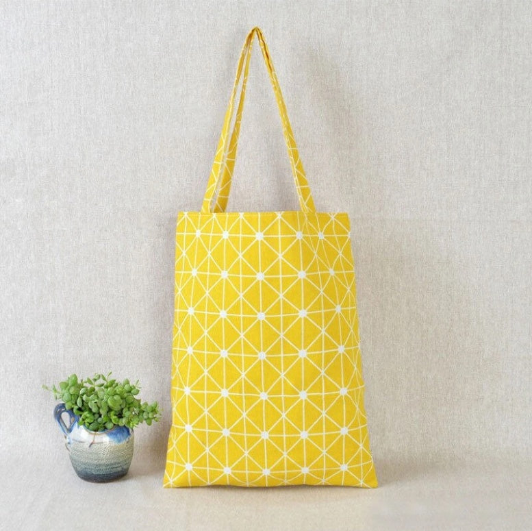 Cotton linen bag tote